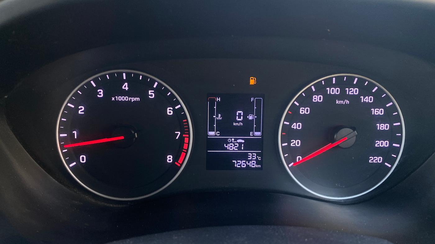 2019 Hyundai Elite i20 SPORTZ PLUS 1.2, Petrol, Manual, 72,646 km, Odometer Image