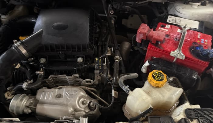 2025 Tata Curvv Accomplished S 1.2 Petrol 7DCA, Petrol, Automatic, 4,393 km, Engine View - Left