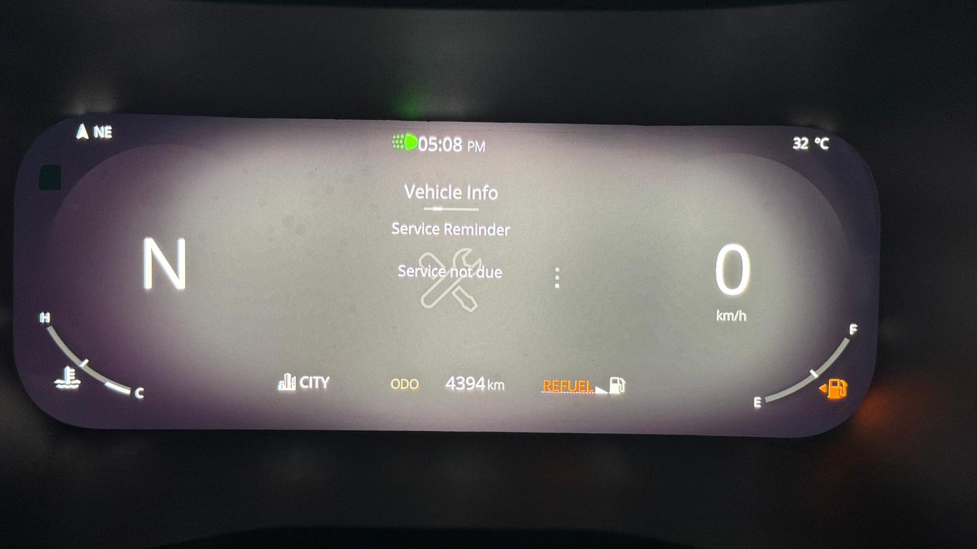 2025 Tata Curvv Accomplished S 1.2 Petrol 7DCA, Petrol, Automatic, 4,393 km, Odometer Image