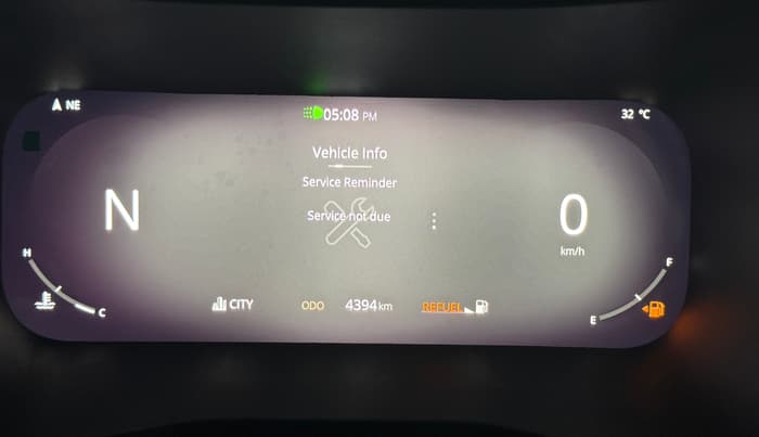 2025 Tata Curvv Accomplished S 1.2 Petrol 7DCA, Petrol, Automatic, 4,393 km, Odometer Image