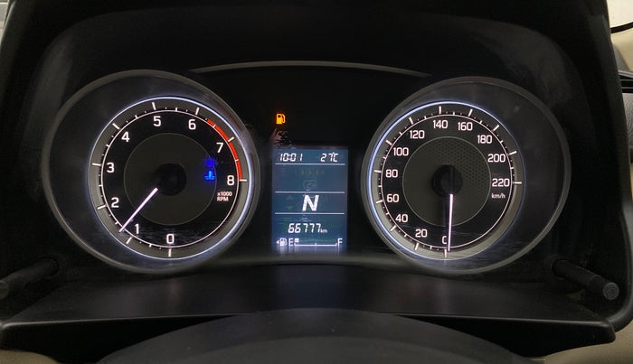 2020 Maruti Dzire ZXI AMT, Petrol, Automatic, 66,736 km, Odometer Image
