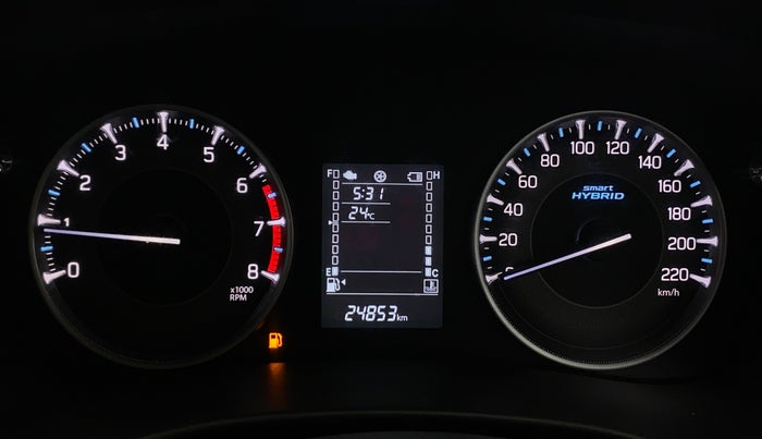 2024 Maruti FRONX DELTA PLUS 1.0 TURBO MT, Petrol, Manual, 24,849 km, Odometer Image