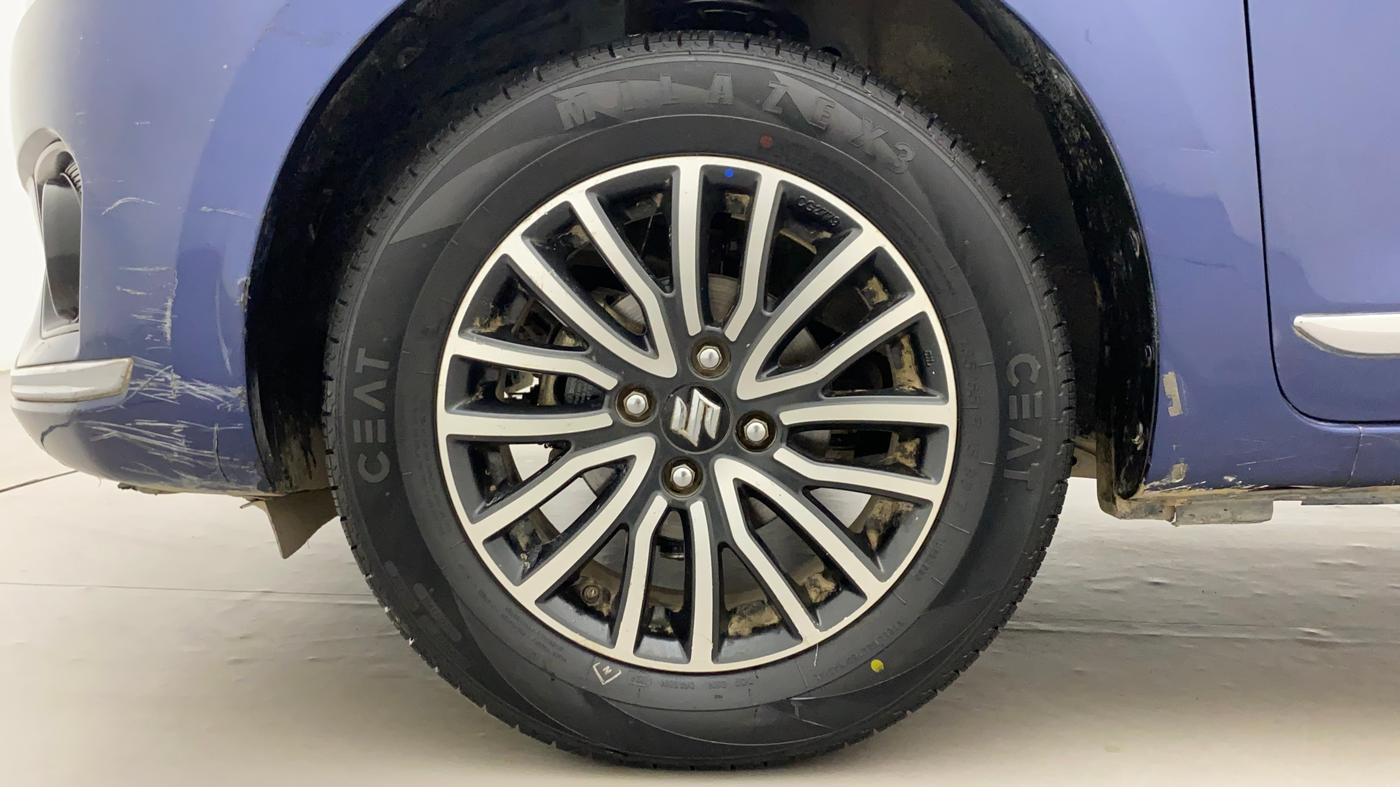 2017 Maruti Dzire ZXI PLUS, CNG, Manual, 56,220 km, Left Front Wheel