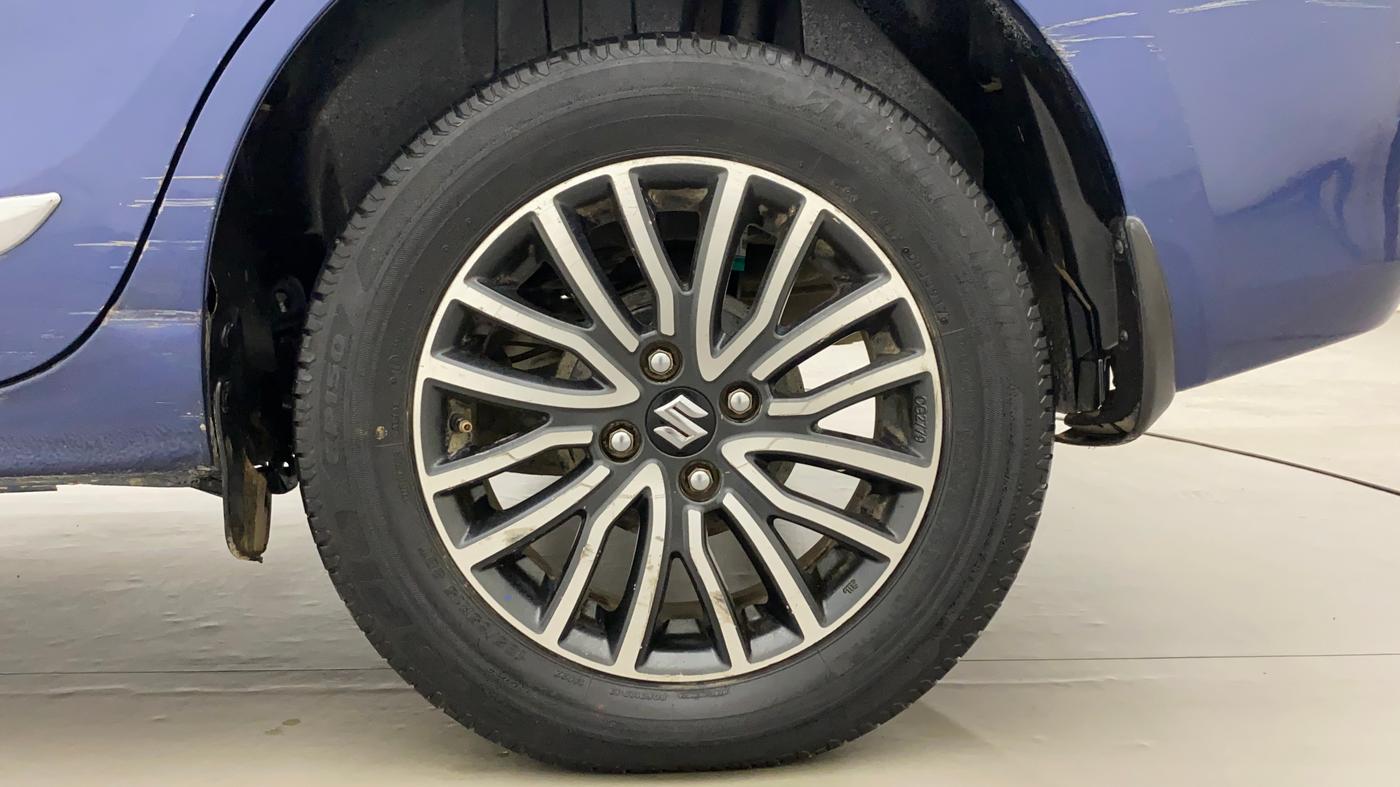 2017 Maruti Dzire ZXI PLUS, CNG, Manual, 56,220 km, Left Rear Wheel