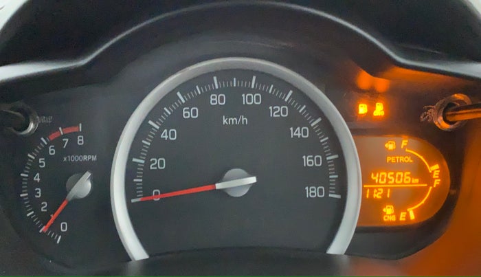 2018 Maruti Celerio VXI CNG D, CNG, Manual, 40,424 km, Odometer View