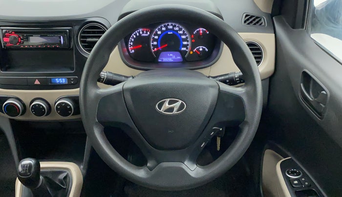 2014 Hyundai Grand i10 MAGNA 1.2 KAPPA VTVT, Petrol, Manual, 39,697 km, Steering Wheel Close Up