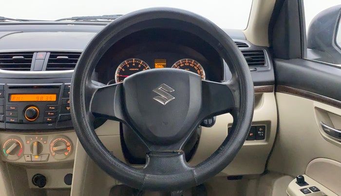 2013 Maruti Swift Dzire VXI, Petrol, Manual, 77,448 km, Steering Wheel Close Up