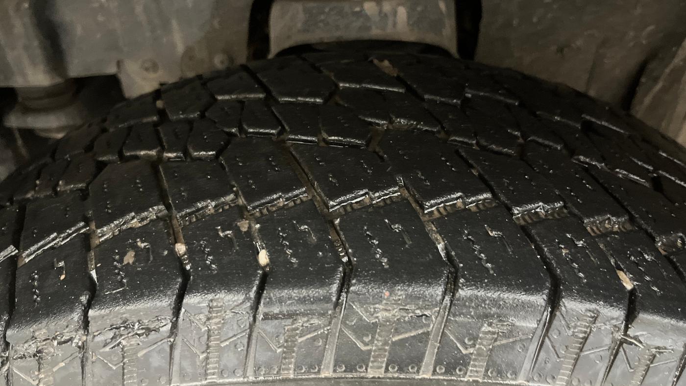 2023 Mahindra Thar LX D HT 2WD MT, Diesel, Manual, 38,280 km, Left Front Tyre Tread