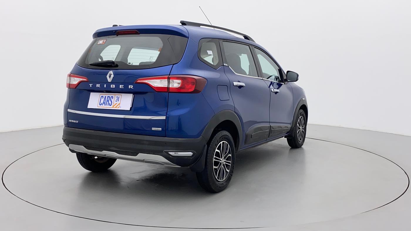 2019 Renault TRIBER RXZ, Petrol, Manual, 55,123 km, Right Back Diagonal