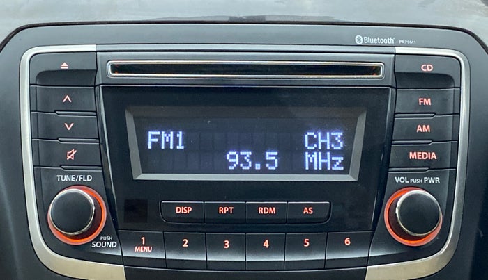 2018 Maruti Ciaz ZETA 1.4 VVT, Petrol, Manual, 37,972 km, Infotainment System