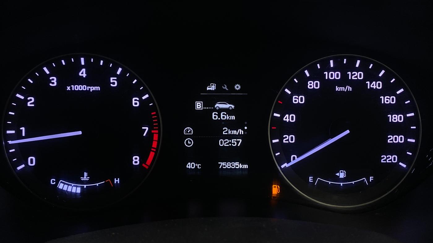 2015 Hyundai Elite i20 ASTA 1.2, Petrol, Manual, 75,832 km, Odometer Image