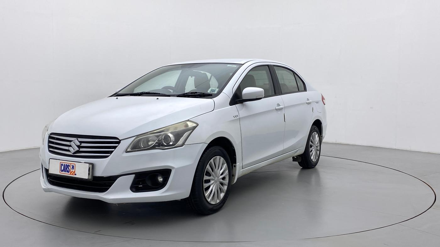 2016 Maruti Ciaz VXI PLUS, CNG, Manual, 65,333 km, Left Front Diagonal