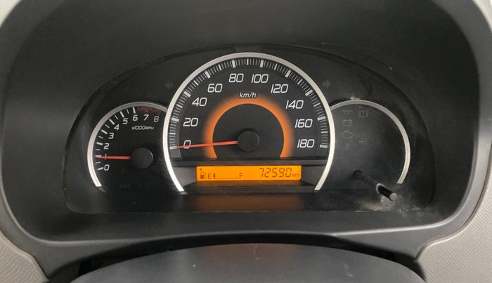 2012 Maruti Wagon R 1.0 VXI, Petrol, Manual, 72,584 km, Odometer Image