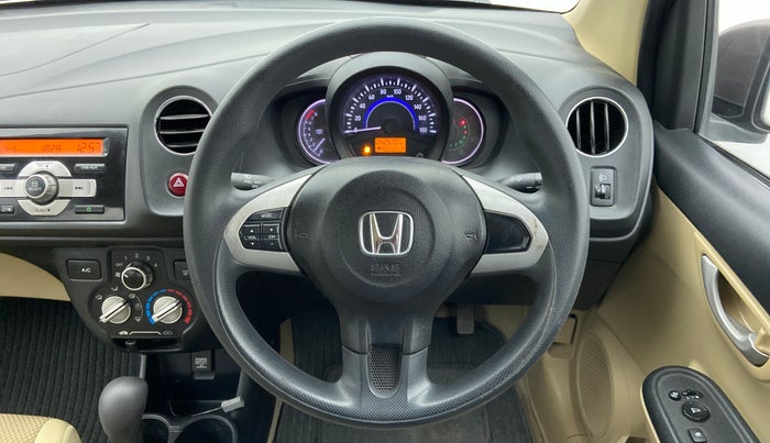 2016 Honda Brio VX AT, Petrol, Automatic, 42,570 km, Steering Wheel Close Up