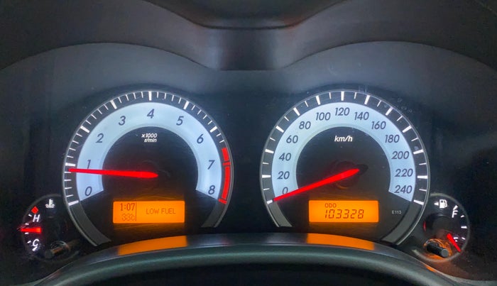 2011 Toyota Corolla Altis G PETROL, Petrol, Manual, 1,03,490 km, Odometer Image