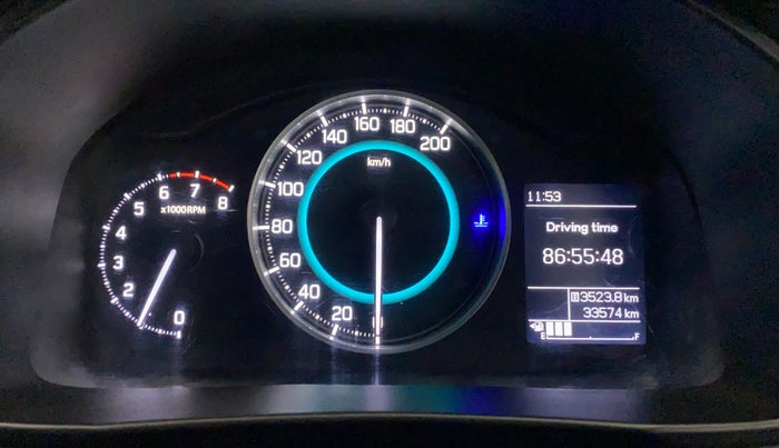 2018 Maruti IGNIS DELTA 1.2, Petrol, Manual, 33,573 km, Odometer Image