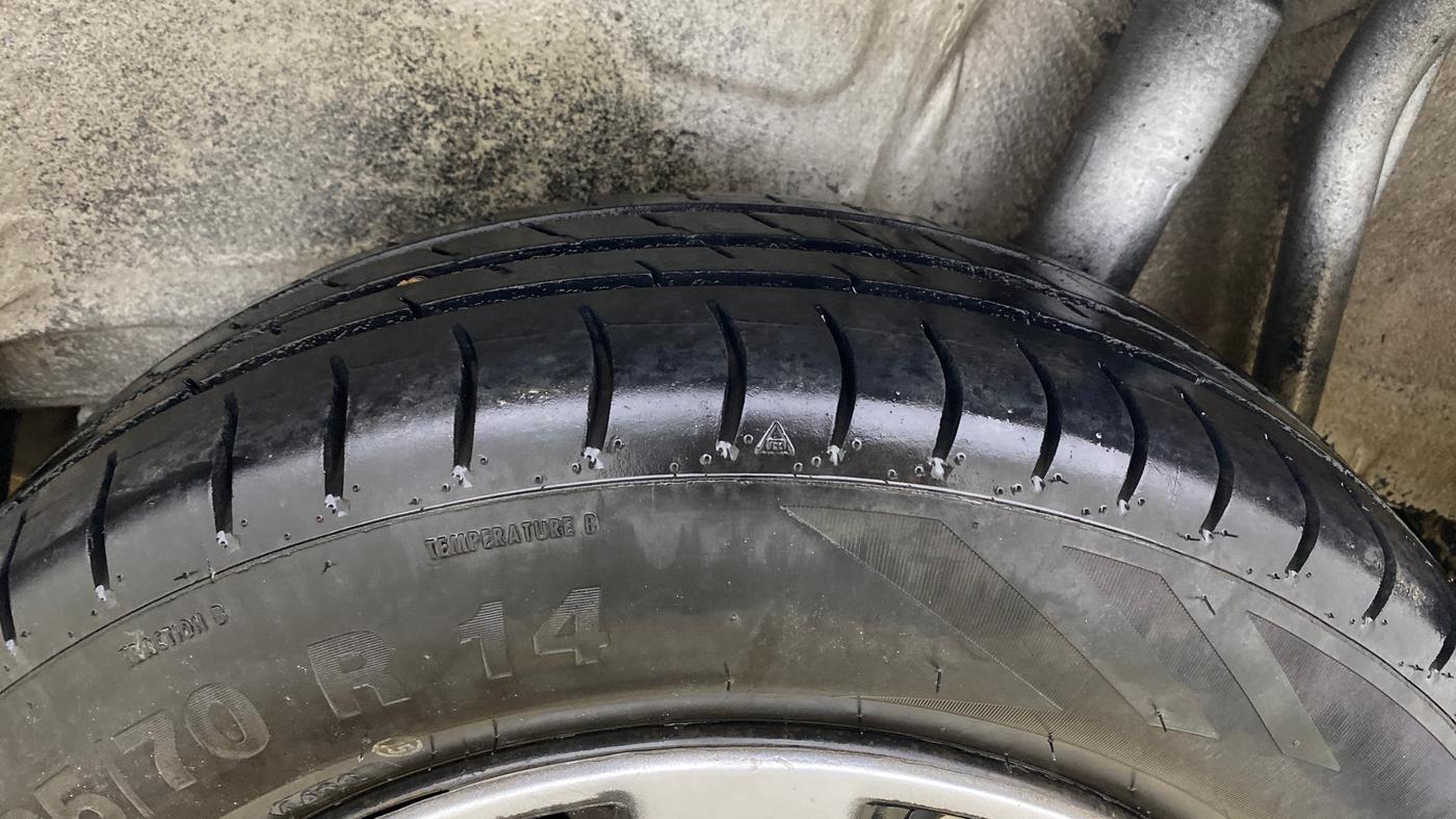 2020 Maruti S PRESSO VXI+, Petrol, Manual, 87,397 km, Left Rear Tyre Tread