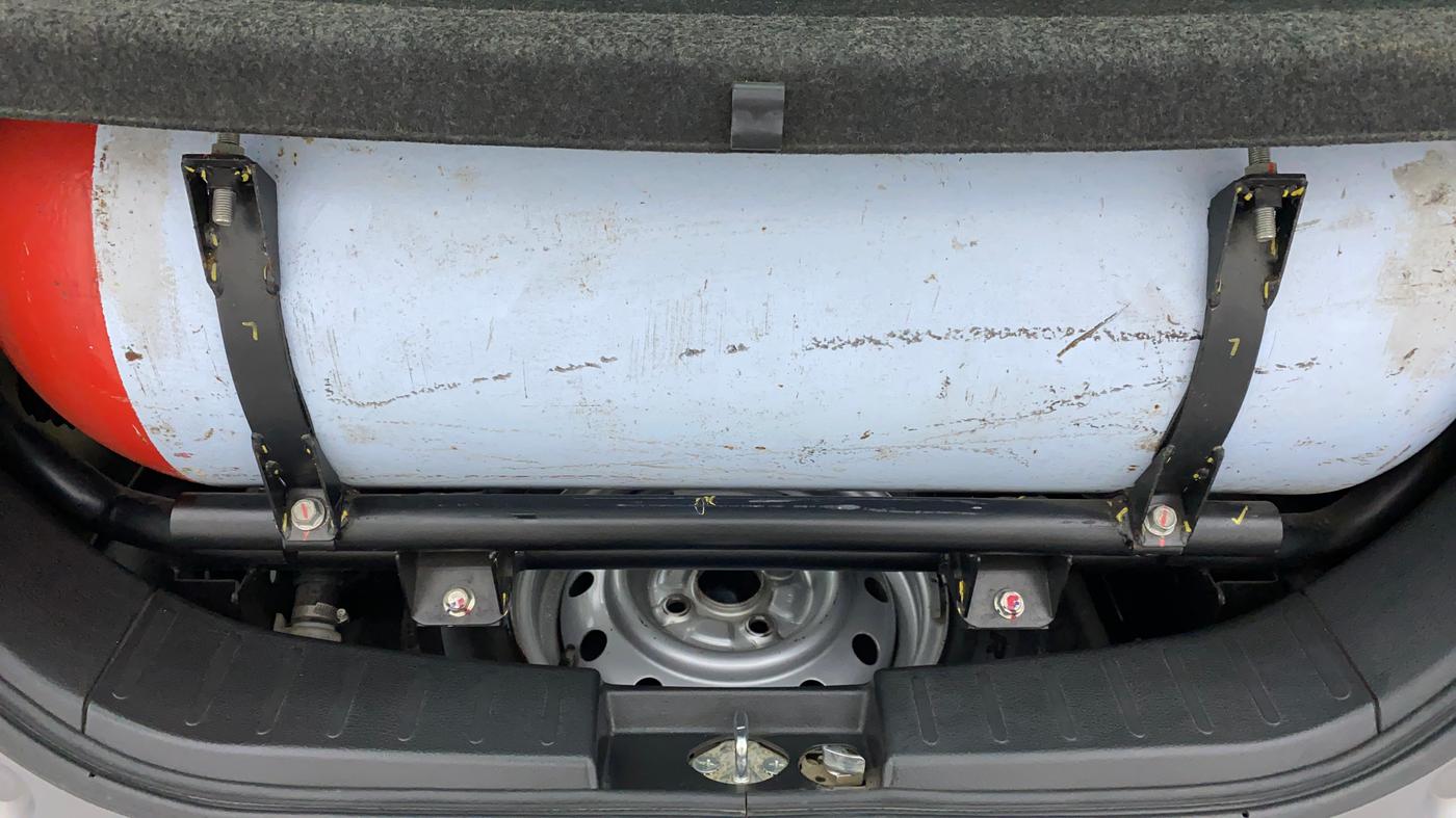 2015 Maruti Wagon R 1.0 LXI CNG, CNG, Manual, 56,656 km, Boot Inside