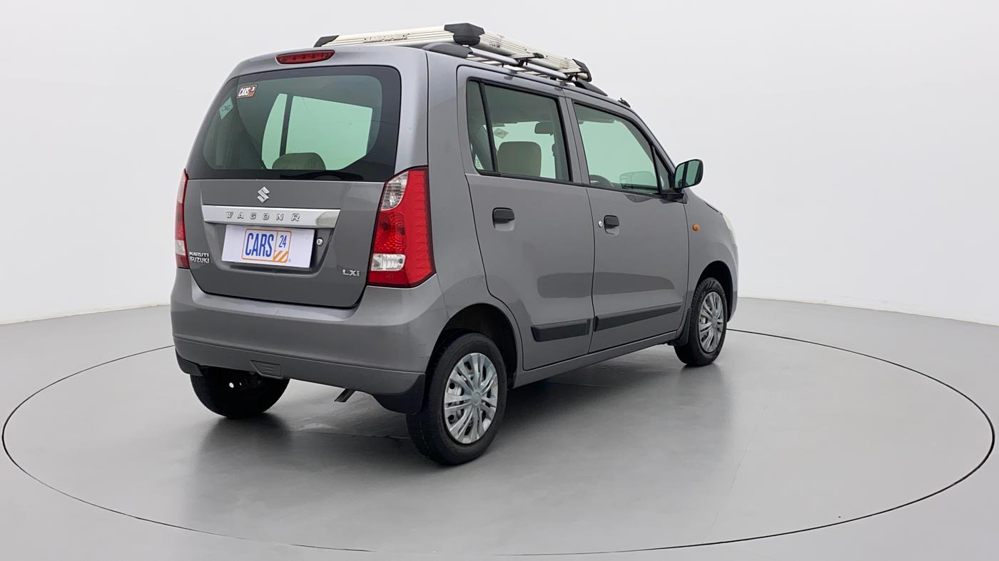 2015 Maruti Wagon R 1.0 LXI CNG, CNG, Manual, 56,656 km, Right Back Diagonal