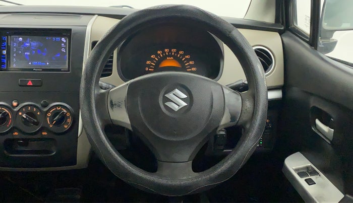 2014 Maruti Wagon R 1.0 LXI CNG, CNG, Manual, 86,447 km, Steering Wheel Close Up