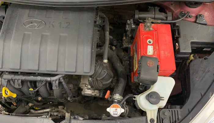 2015 Hyundai Grand i10 ASTA AT 1.2 KAPPA VTVT, Petrol, Automatic, 27,277 km, Engine View - Left