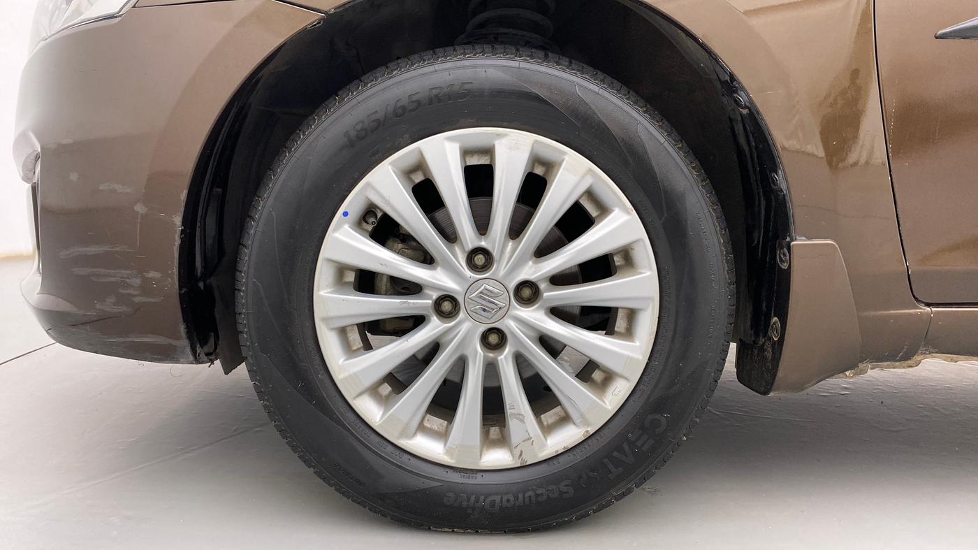 2018 Maruti Ciaz ZETA 1.4  MT PETROL, Petrol, Manual, 64,795 km, Left Front Wheel