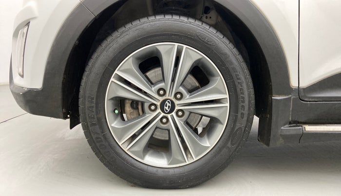 2017 Hyundai Creta SX (O) 1.6 DIESEL, Diesel, Manual, 77,685 km, Left Front Wheel