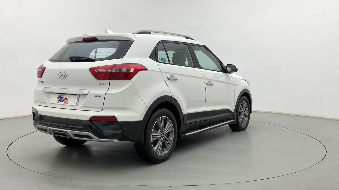 2017 Hyundai Creta SX (O) 1.6 DIESEL, Diesel, Manual, 77,685 km, Right Back Diagonal
