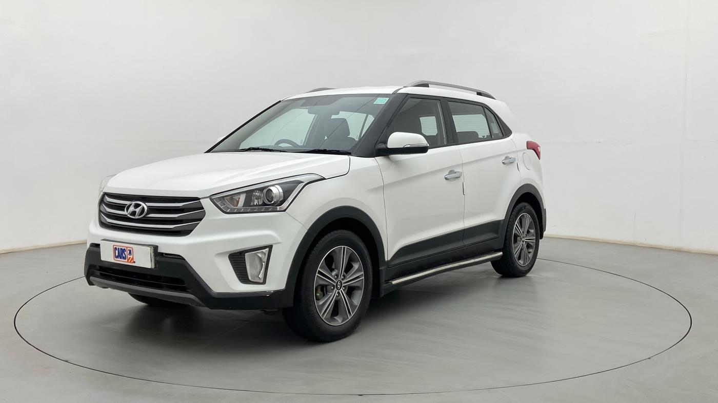 2017 Hyundai Creta SX (O) 1.6 DIESEL, Diesel, Manual, 77,685 km, Left Front Diagonal