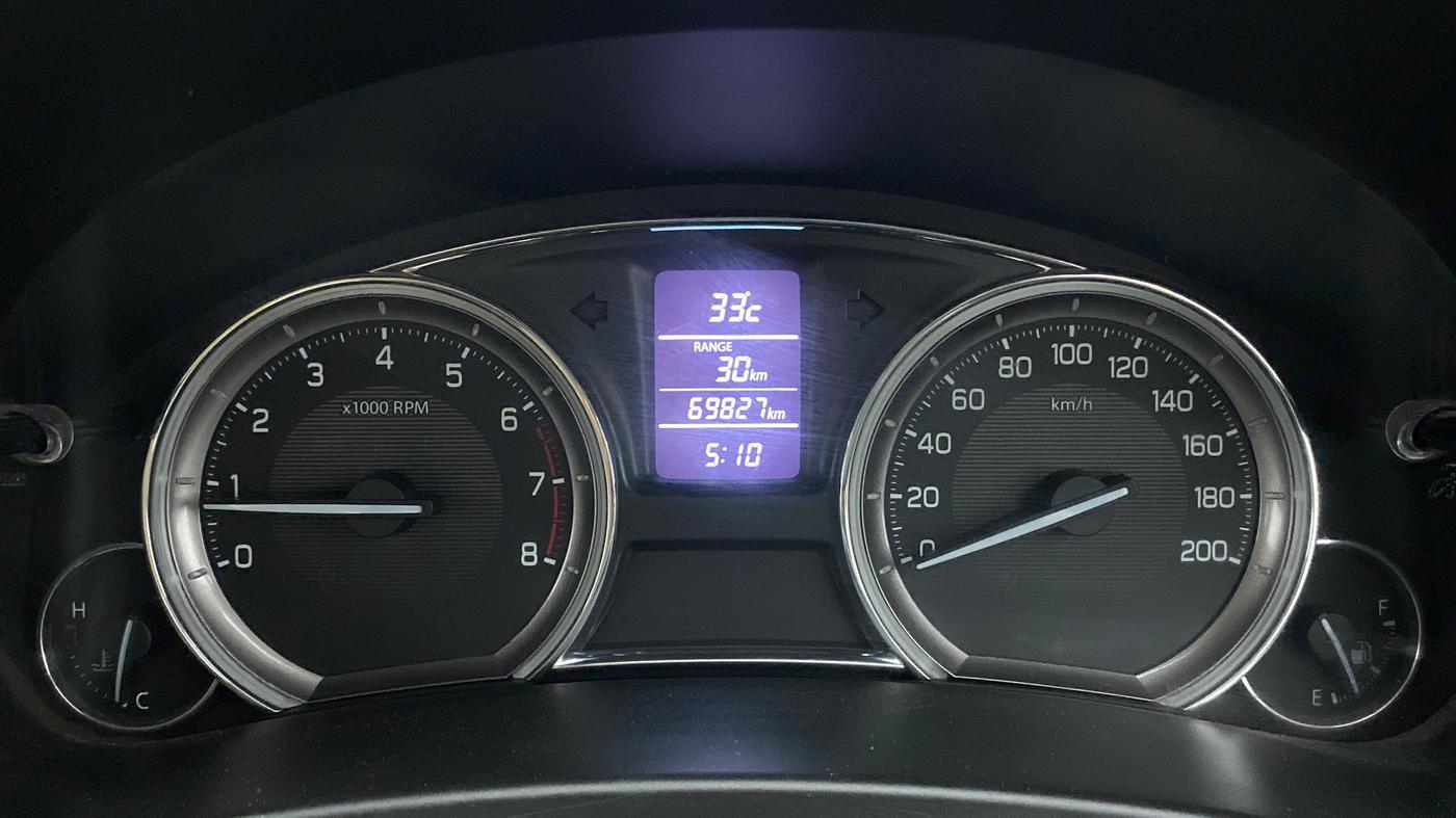 2016 Maruti Ciaz VXI, Petrol, Manual, 69,827 km, Odometer Image