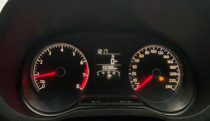 2017 Volkswagen Ameo HIGHLINE1.2L, Petrol, Manual, 1,02,380 km, Odometer Image