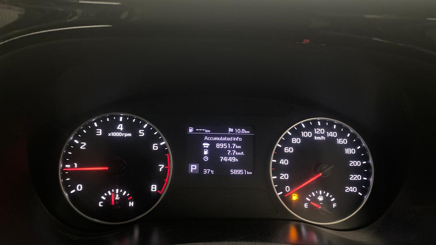 2020 KIA SELTOS HTX IVT 1.5 PETROL, Petrol, Automatic, 85,234 km, Odometer Image