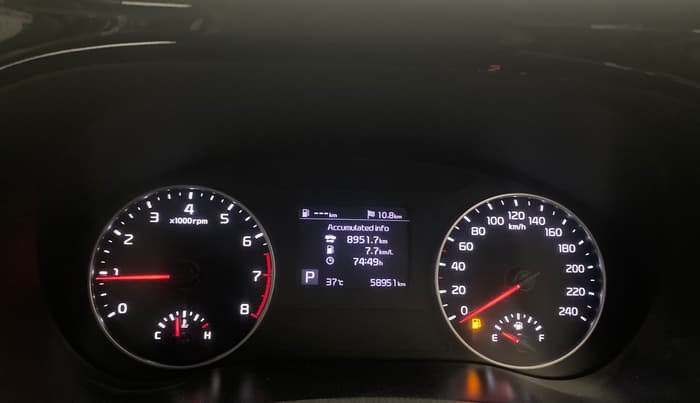 2020 KIA SELTOS HTX IVT 1.5 PETROL, Petrol, Automatic, 58,940 km, Odometer Image