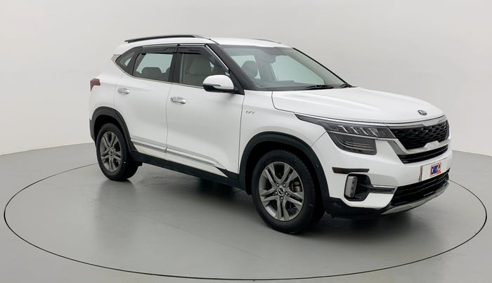 2020 KIA SELTOS HTX AT PETROL, Petrol, Automatic, 22,755 km, Right Front Diagonal