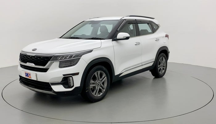 2020 KIA SELTOS HTX AT PETROL, Petrol, Automatic, 22,755 km, Left Front Diagonal