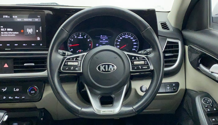 2020 KIA SELTOS HTX AT PETROL, Petrol, Automatic, 22,755 km, Steering Wheel Close Up