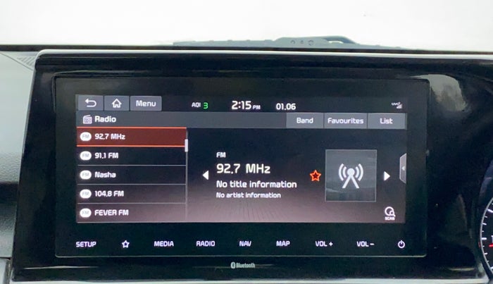 2020 KIA SELTOS HTX AT PETROL, Petrol, Automatic, 22,755 km, Infotainment System