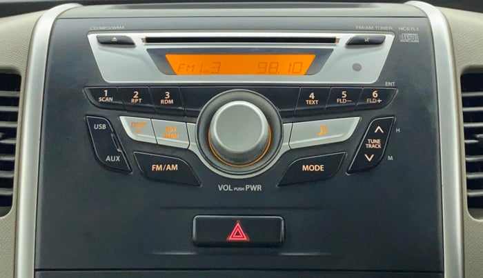 2015 Maruti Wagon R 1.0 VXI, CNG, Manual, 91,610 km, Infotainment System