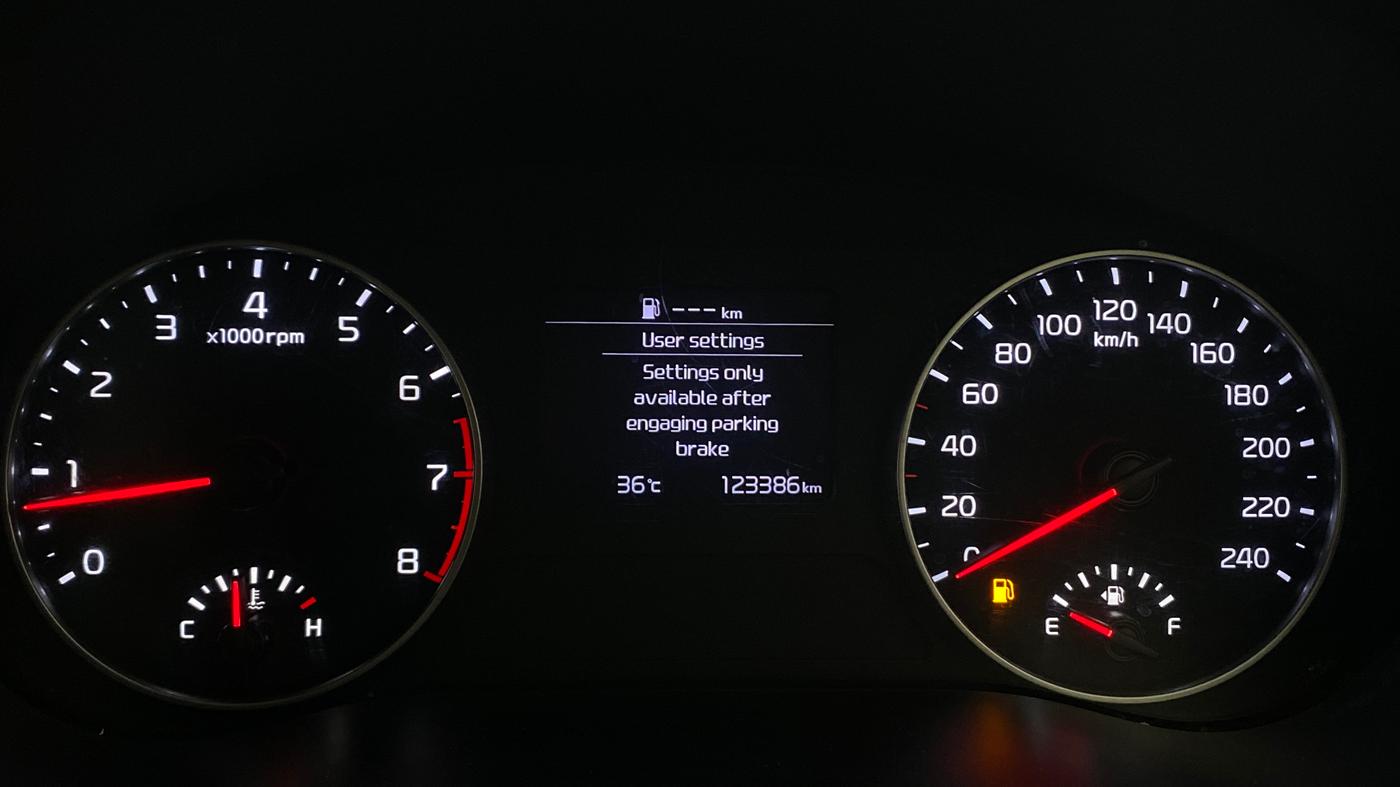 2021 KIA SELTOS HTK PLUS 1.5, Petrol, Manual, 1,23,382 km, Odometer Image