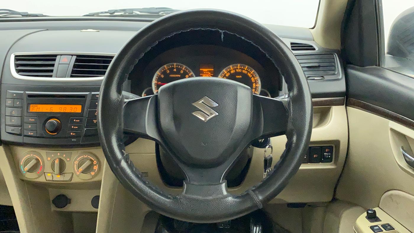 2012 Maruti Swift Dzire VXI, Petrol, Manual, 46,392 km, Steering Wheel Close Up