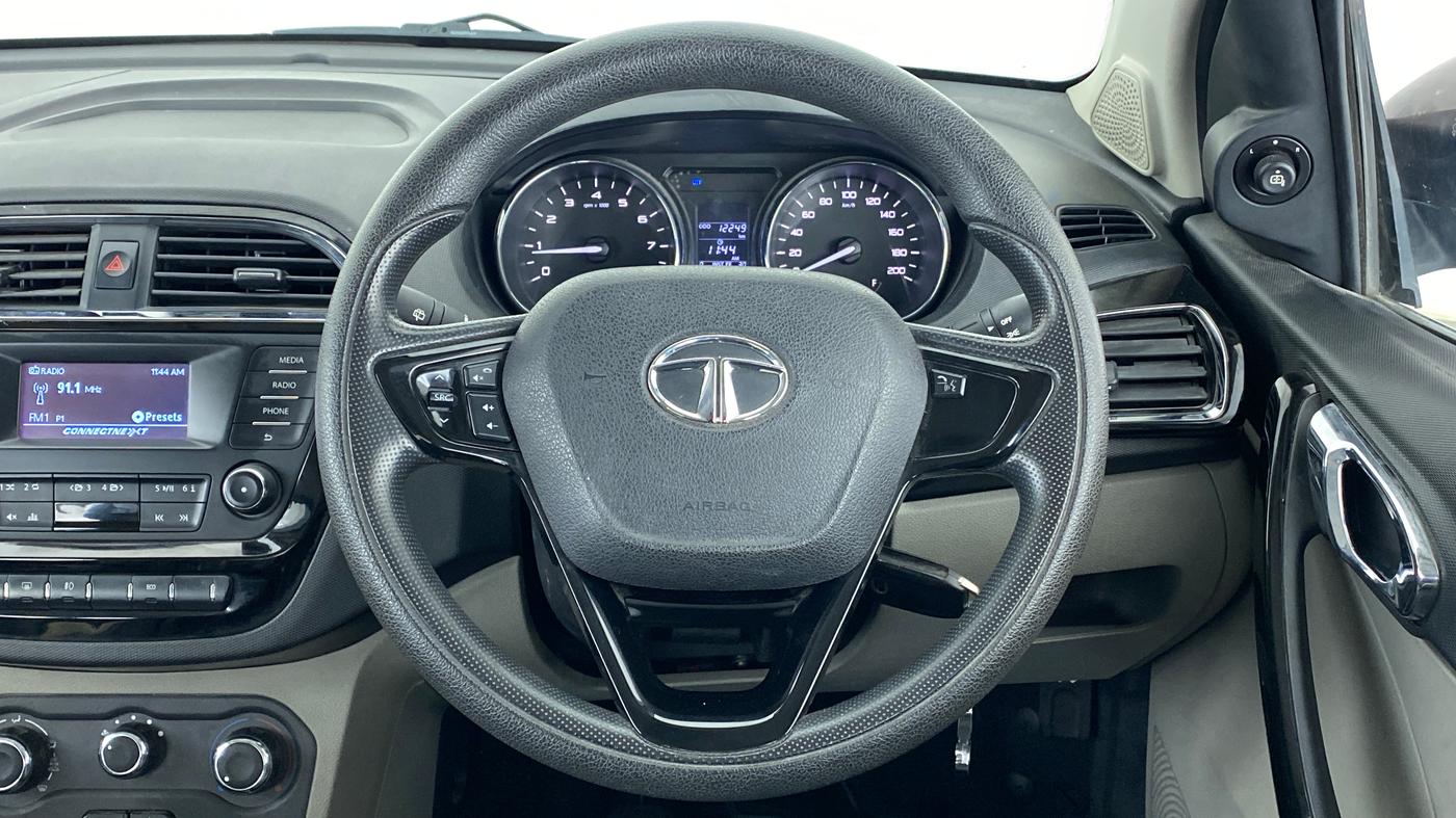 2018 Tata Tiago XZ 1.2 REVOTRON, Petrol, Manual, 12,249 km, Steering Wheel Close Up