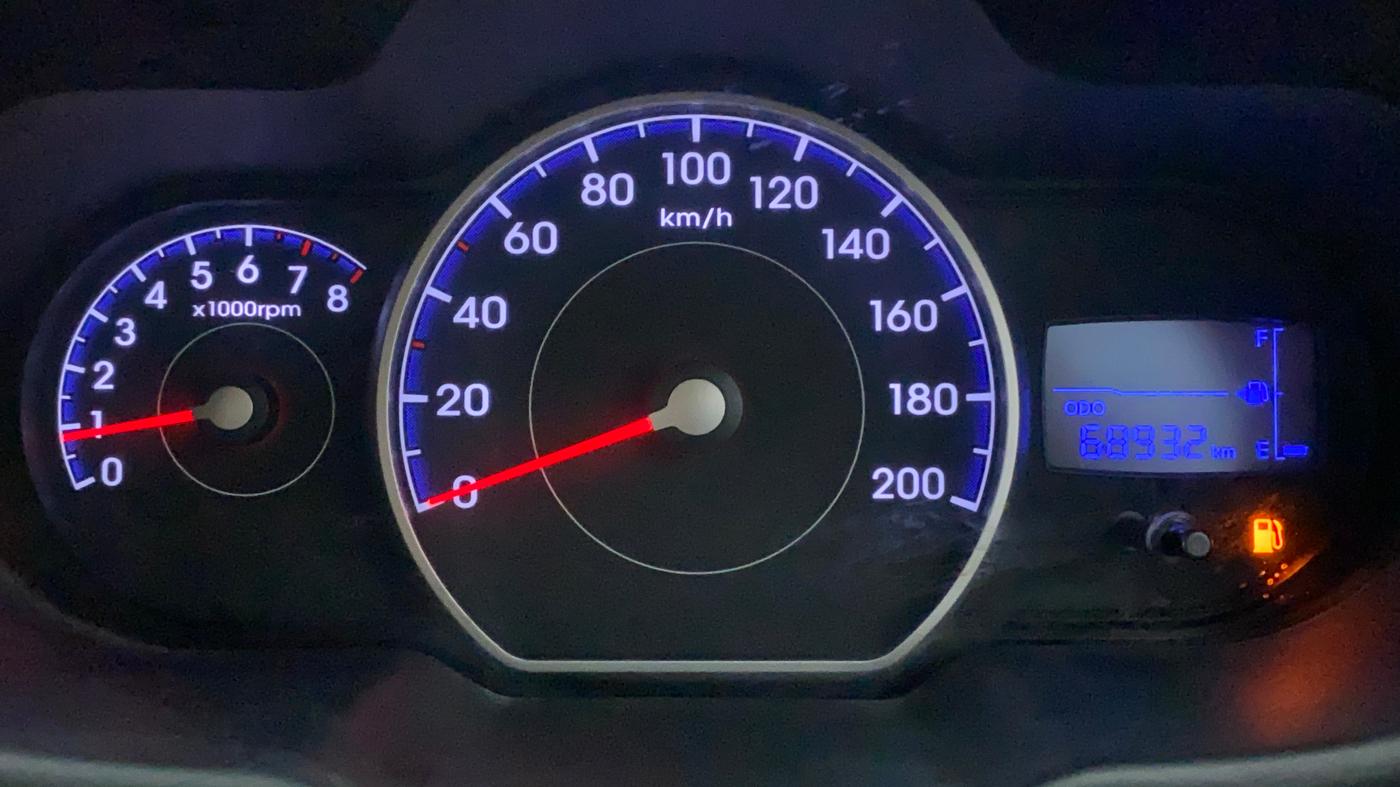 2012 Hyundai i10 MAGNA 1.2, Petrol, Manual, 69,220 km, Odometer Image