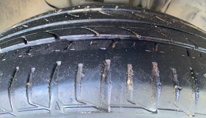 2022 Tata TIGOR XZ PLUS CNG, CNG, Manual, 43,589 km, Right Front Tyre Tread