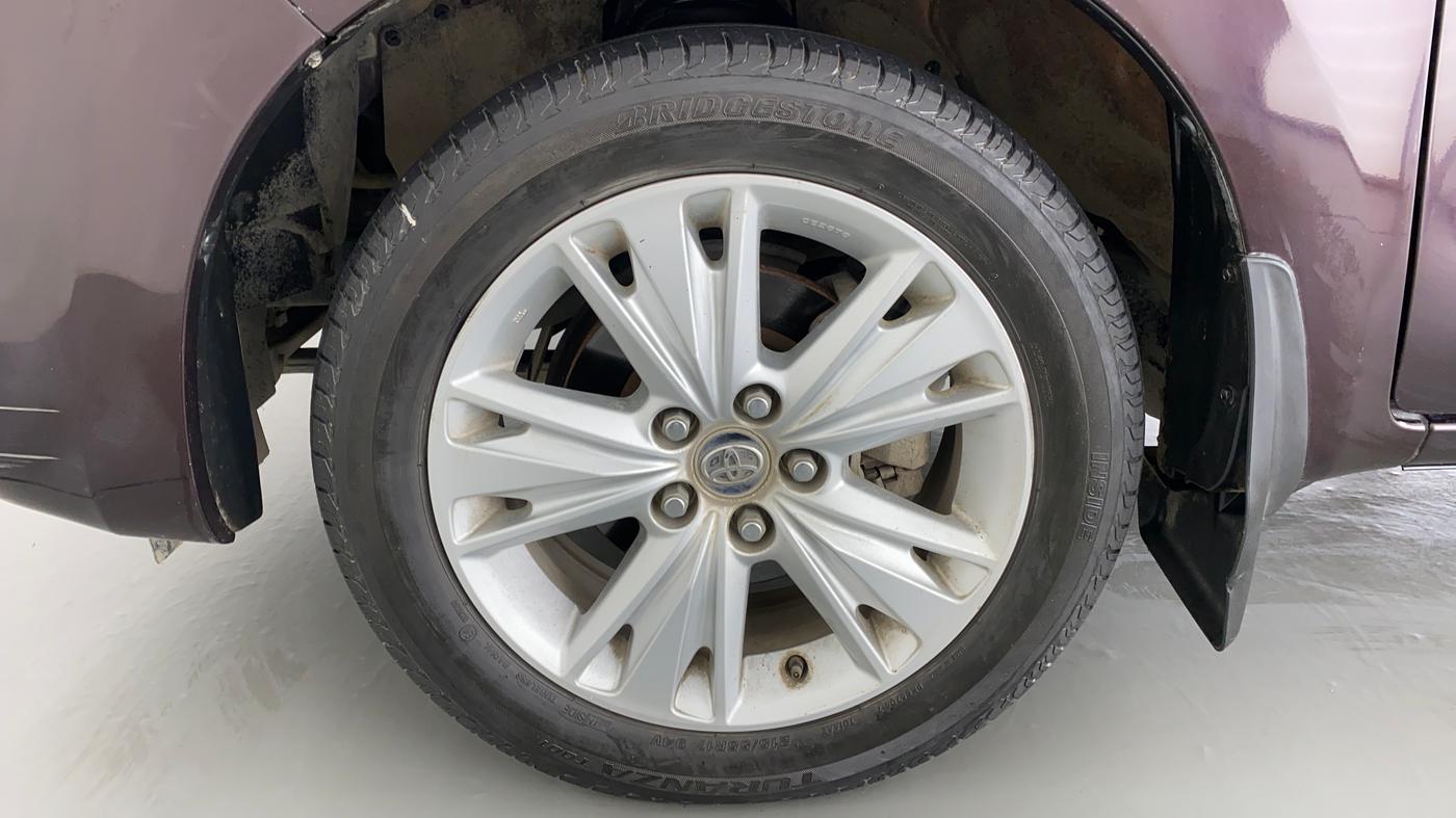 2018 Toyota Innova Crysta 2.8 ZX AT 7 STR, Diesel, Automatic, 40,703 km, Left Front Wheel