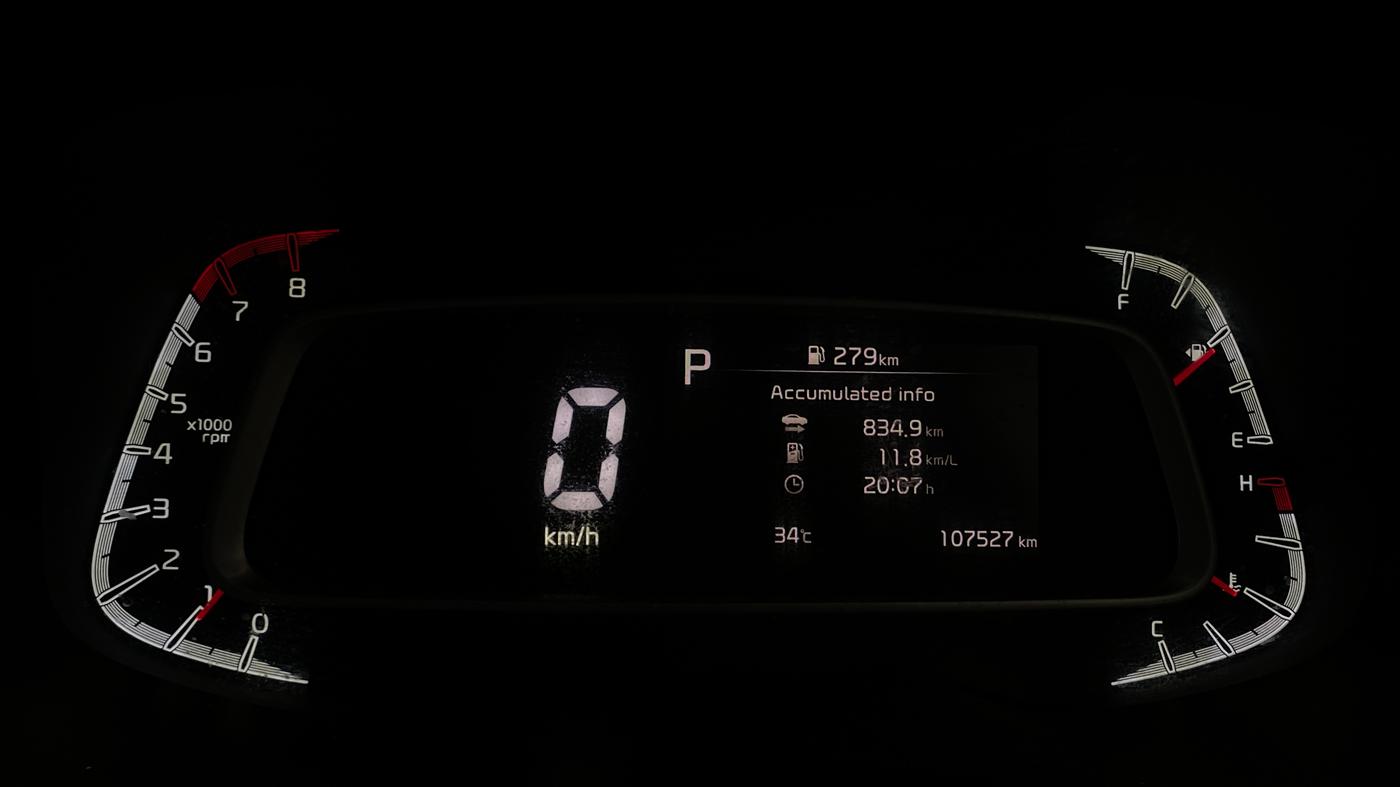 2021 KIA SONET GTX PLUS 1.0 DCT, Petrol, Automatic, 1,07,524 km, Odometer Image