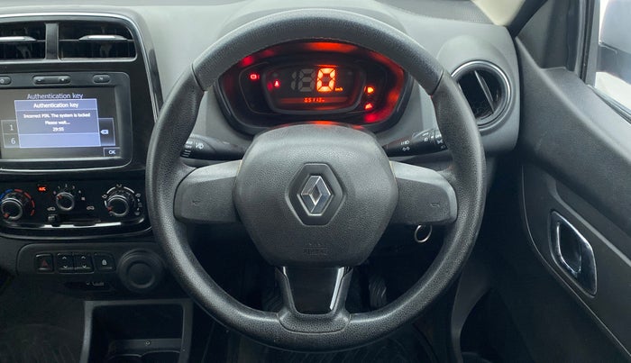 2019 Renault Kwid RXT 1.0 (O), Petrol, Manual, 65,307 km, Steering Wheel Close Up