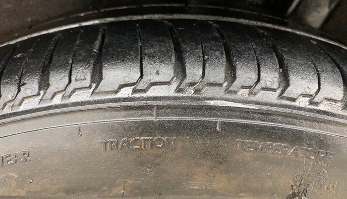 2020 Hyundai AURA S 1.2 AMT, Petrol, Automatic, 86,724 km, Left Rear Tyre Tread