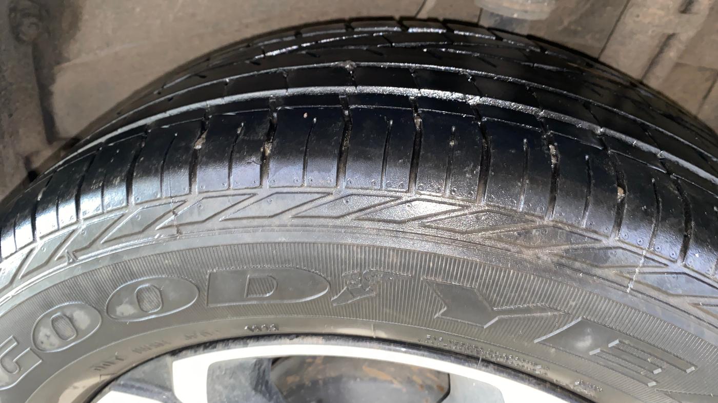 2023 Tata NEXON XZA PLUS PETROL, Petrol, Automatic, 21,880 km, Left Rear Tyre Tread