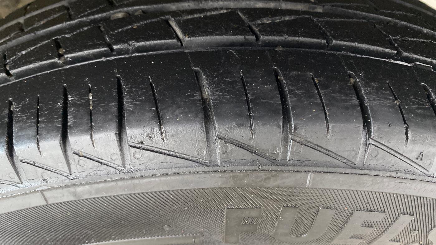 2021 Maruti Alto LXI O, Petrol, Manual, 46,333 km, Left Rear Tyre Tread