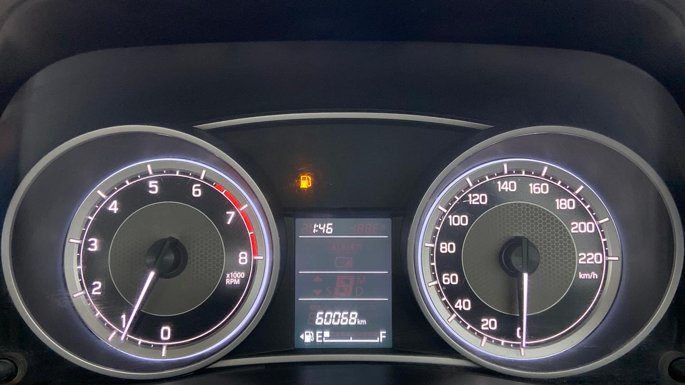 2017 Maruti Dzire VXI, Petrol, Manual, 60,068 km, Odometer Image